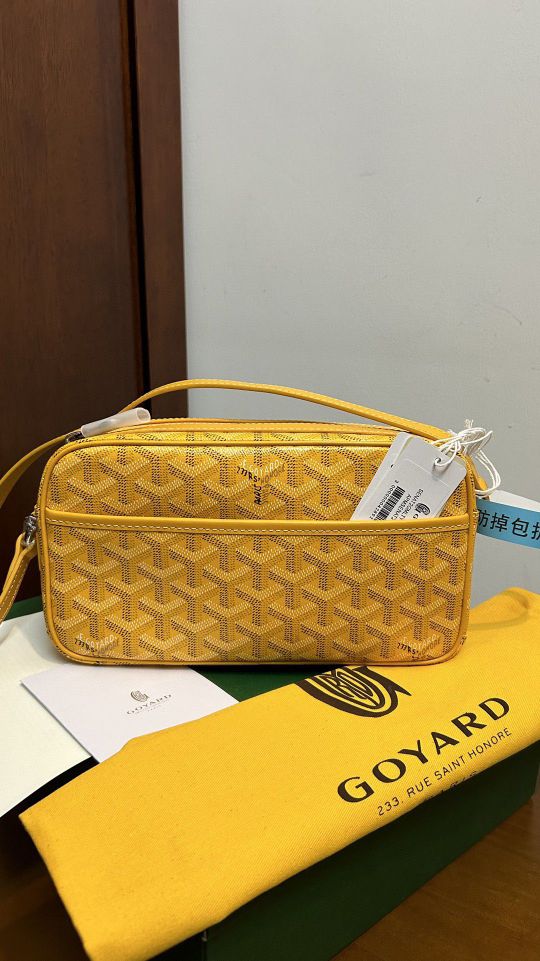 Goyard yellow camera Bag 020189